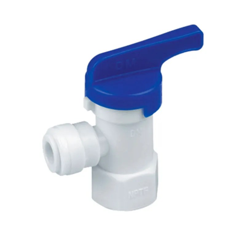 Llave de Paso Hembra para Tubo con Conexión Rápida (1/4", 3/8")