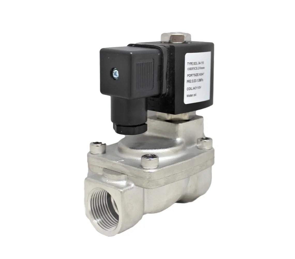 Válvulas Solenoide NPT de ½” a 2”